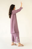 Light Purple Stitched|2-Piece