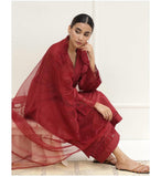 Deep Red Lawn 3-piece