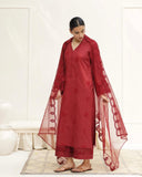 Deep Red Lawn 3-piece