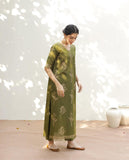 Forrest Green Embroidered 2-piece